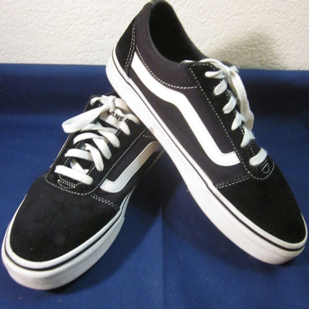 VANS Old Skool Low Top Canvas Black Size 10 Women